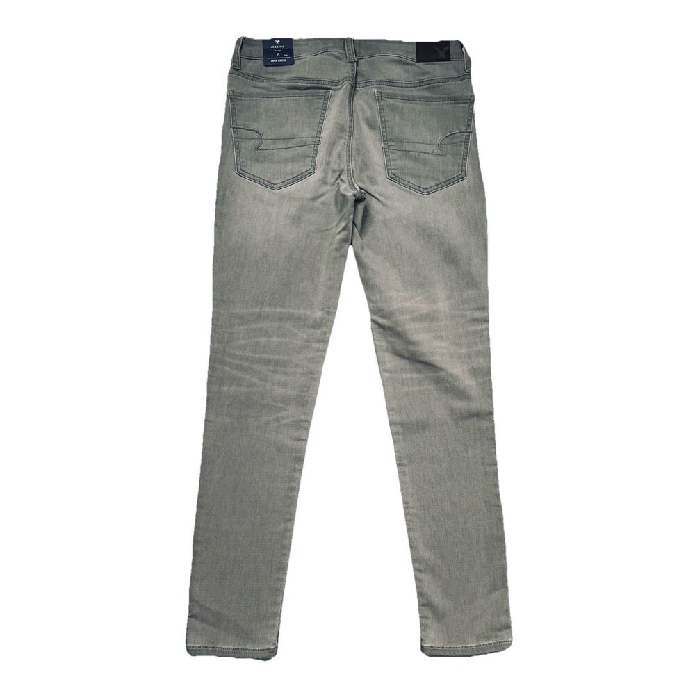 American Eagle Jegging Jeans 8 Short 29x26.5 Gray Super Stretch Denim Womens NOS - Picture 2 of 13